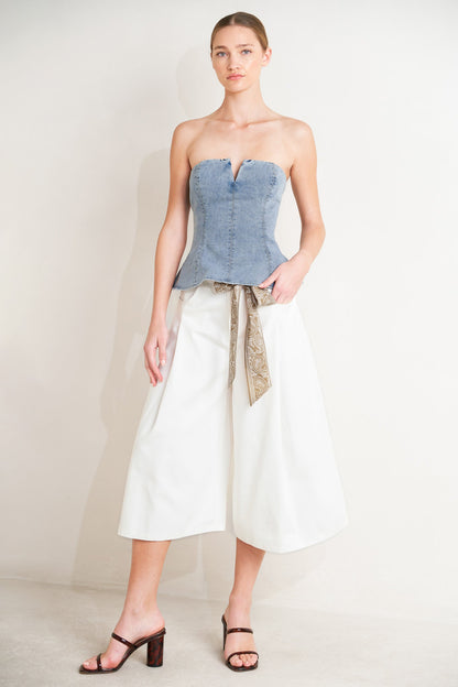 [PREORDER] MARBELLA MOMENT WOVEN CULOTTE PANTS