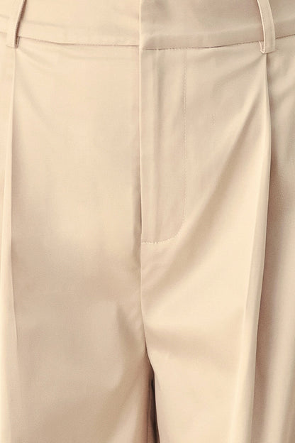 PARCHMENT RELAXED-FIT WOVEN PANTS