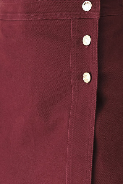 MERLOT RIDGE WOVEN SKORT