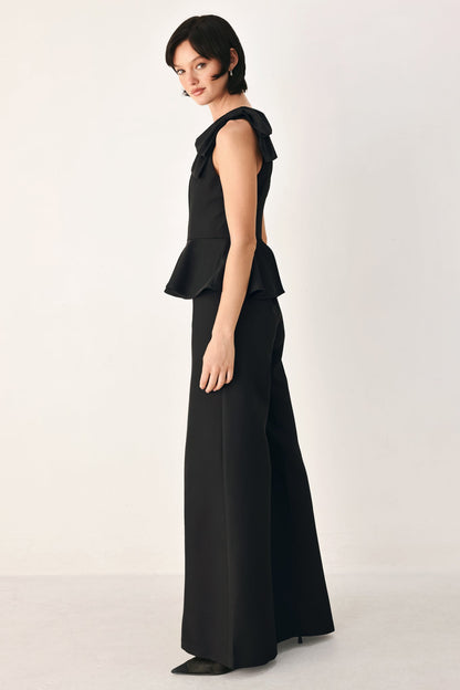 ALL EYES ON YOU BOW WIDE LEG JUMPSUIT