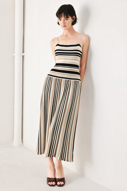 FESTIVAL FREQUENCY SWEATER KNIT MIDI DRESS