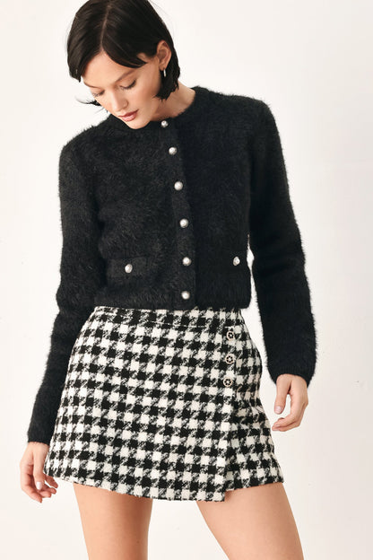 POLISHED MOMENTS CROPPED CARDIGAN