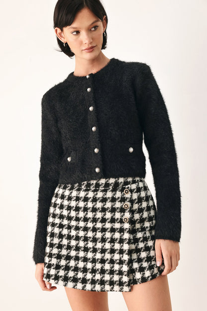 POLISHED MOMENTS CROPPED CARDIGAN