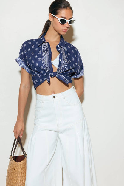 SUNKISSED MEADOW WOVEN SHIRT