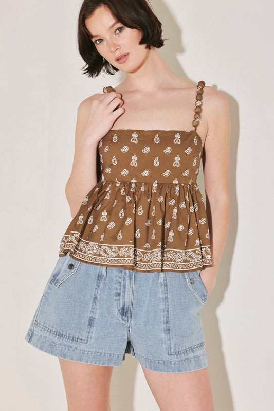 FREE SPIRIT MODE WOVEN TOP