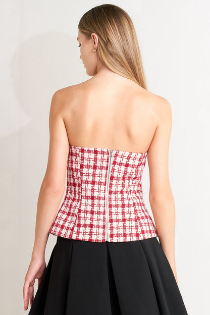 LADY CODE TWEED TOP