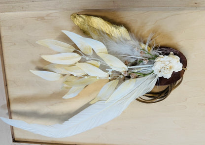 Boho Western Wedding Floral Bridesmaid Hat Band Only 984u