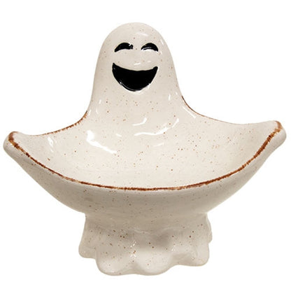 Ceramic Ghost Candy Dish for Halloween