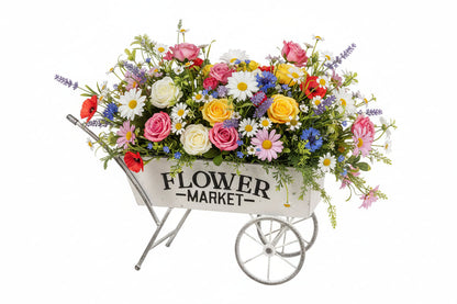 Vintage Flower Market Cart