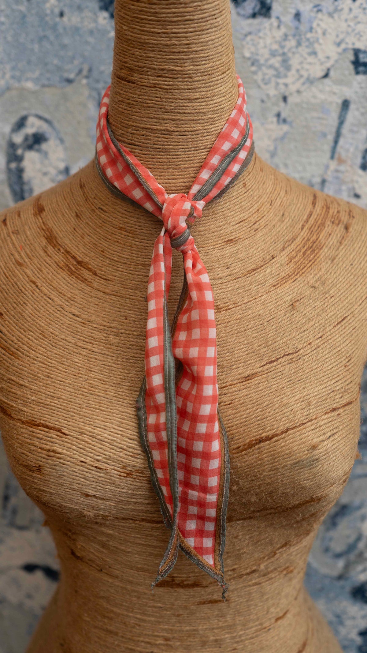 Gingham Summer Neck Scarf