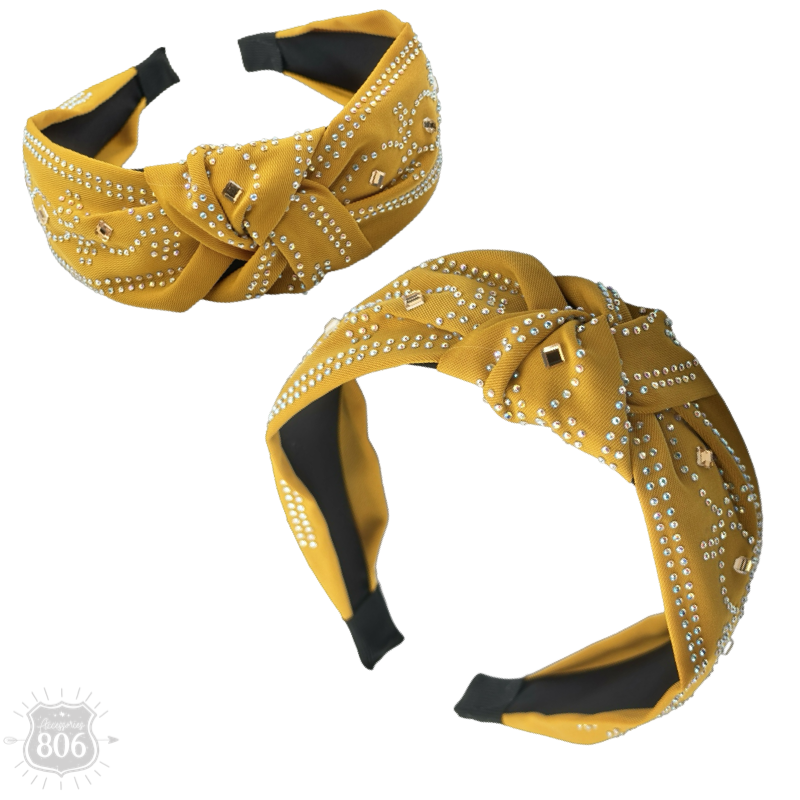 Western boot stitch headband