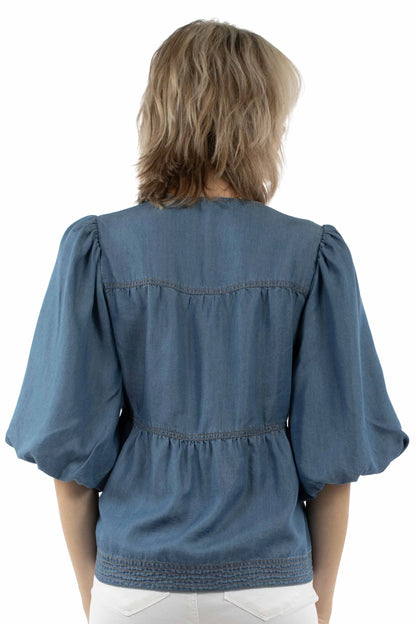 Honey Creek Embroidered Flows - Women's Western Blouse