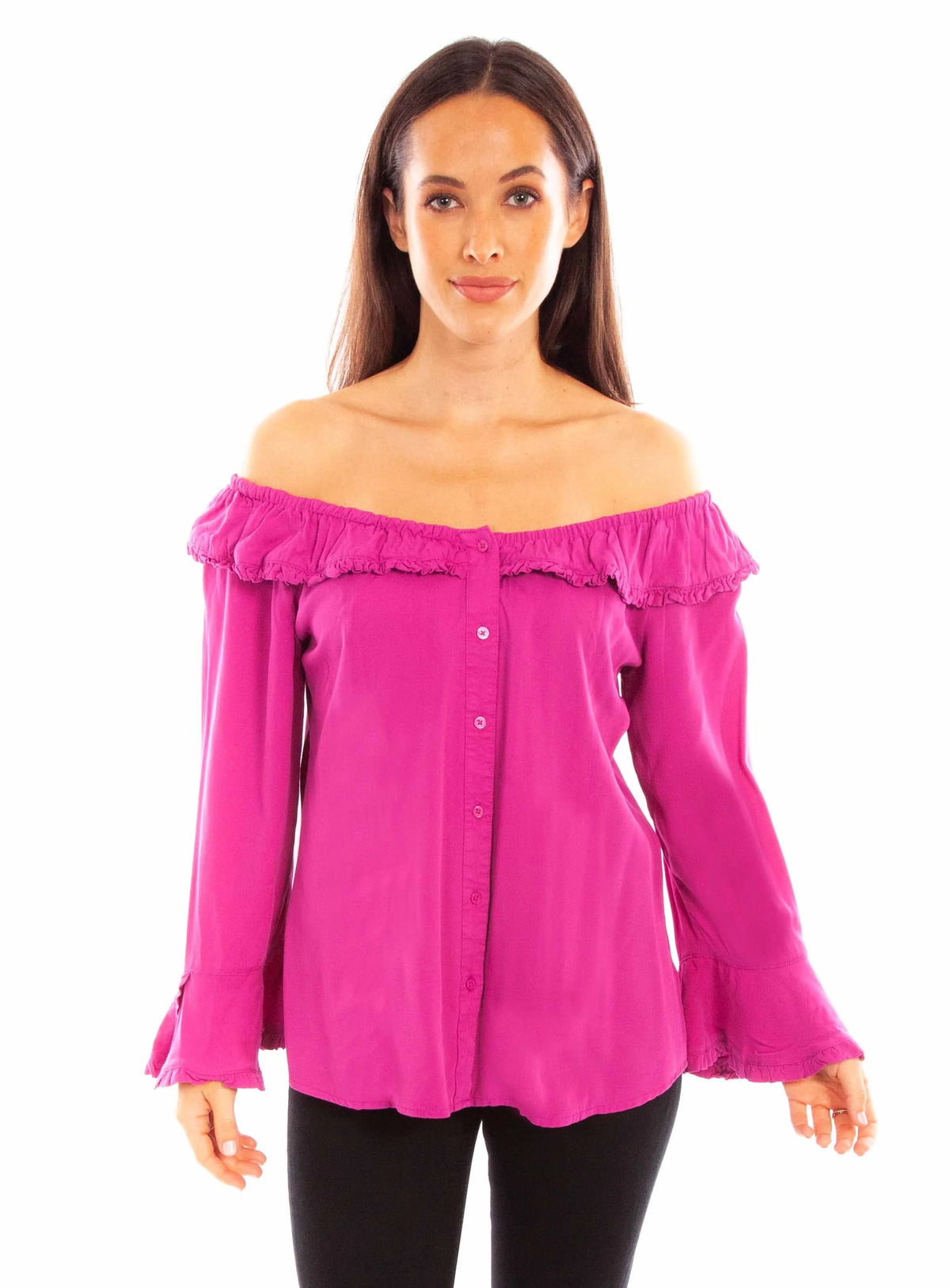 Honey Creek Off Shoulder - Women's Western Blouse