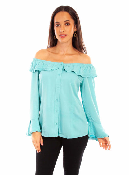 Honey Creek Off Shoulder - Women's Western Blouse