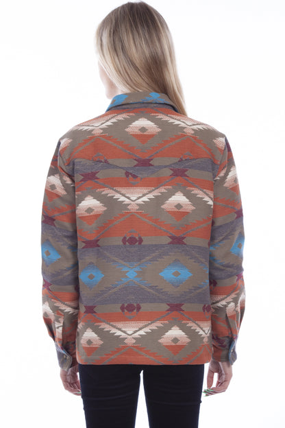 Honey Creek Aztec Cotton - Women's Shirt Jacket