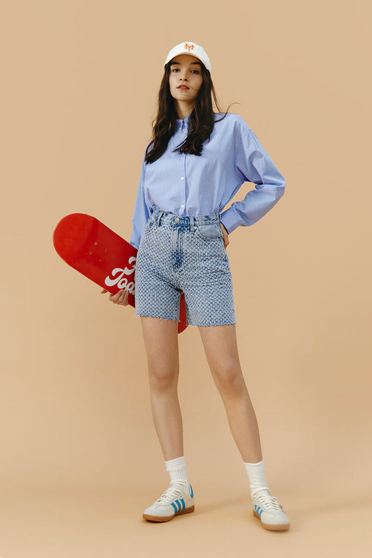 Venice Tweed High Rise Shorts HJ803 [FINAL SALE]