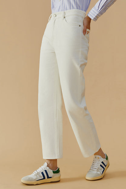 Manhattan High Rise Straight Ankle Jeans HJ160