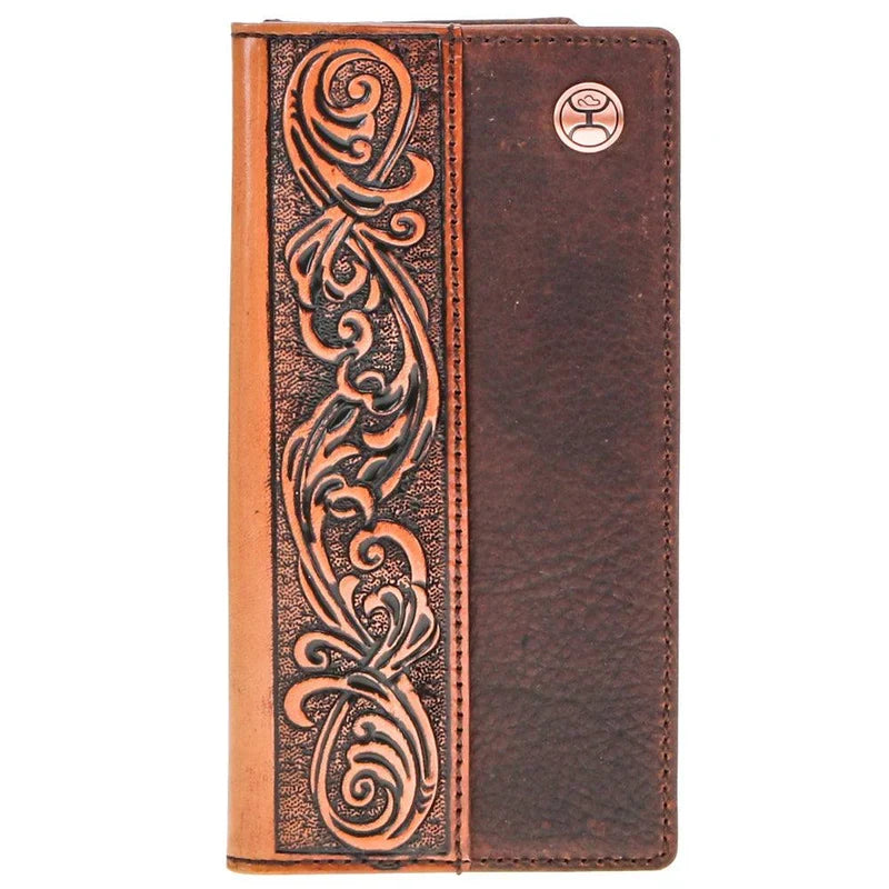 HOOey "Grayson" (Brown/Tan) - Men's Rodeo Wallet