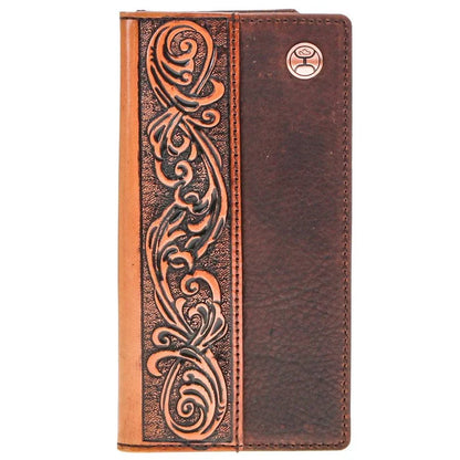 HOOey "Grayson" (Brown/Tan) - Men's Rodeo Wallet