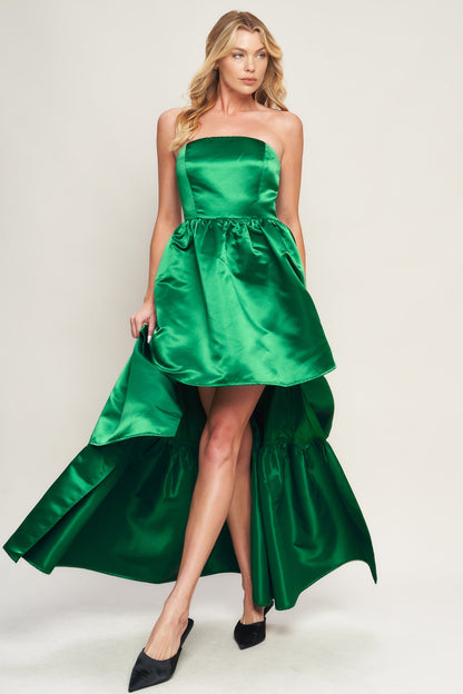 FASHIONABLE FLAIR WOVEN MAXI DRESS