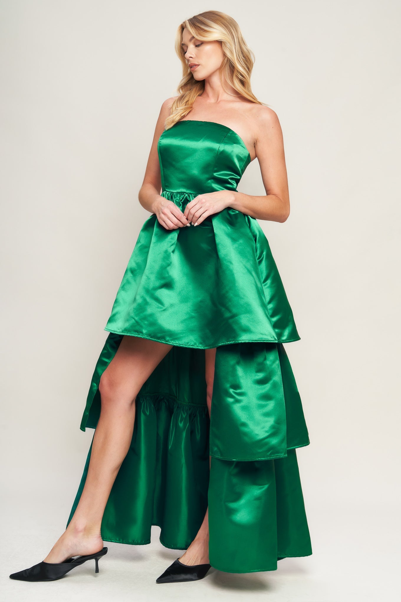 FASHIONABLE FLAIR WOVEN MAXI DRESS