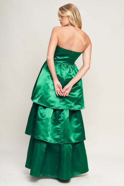 FASHIONABLE FLAIR WOVEN MAXI DRESS