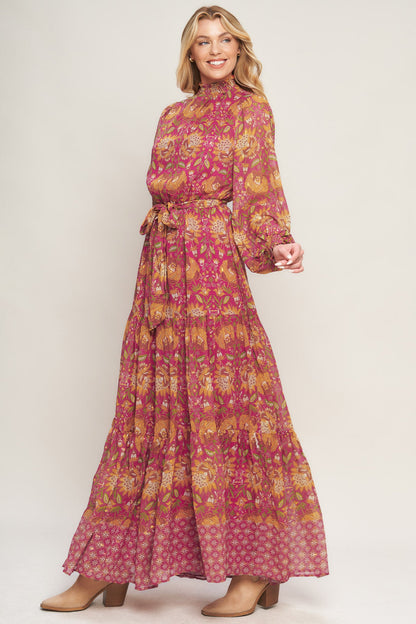 YOU ENCHANT ME WOVEN MAXI DRESS