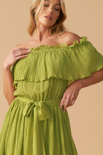 JUST ONE MORE WOVEN MINI DRESS
