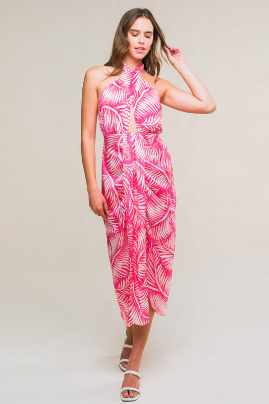 BREEZY WALKS MIDI DRESS