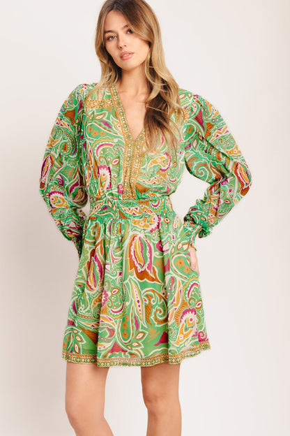 TIME SPENT TOGETHER WOVEN MINI DRESS