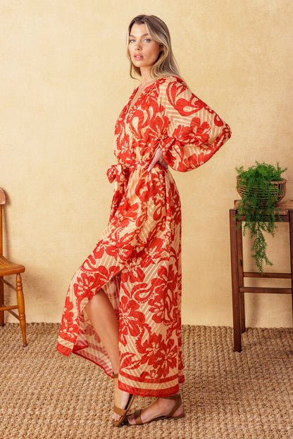 BACK IN ACTION WOVEN MIDI DRESS