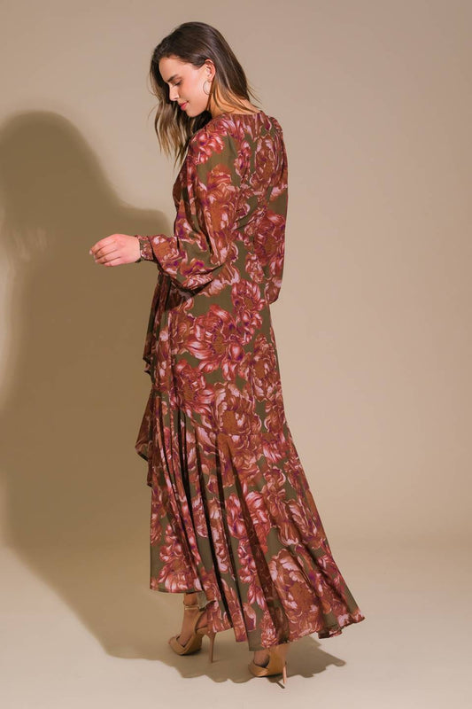 PROFOUND ROMANCE WOVEN MAXI DRESS