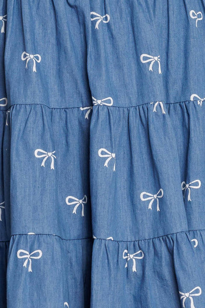 DUSK ENCHANTMENT WOVEN MINI DRESS
