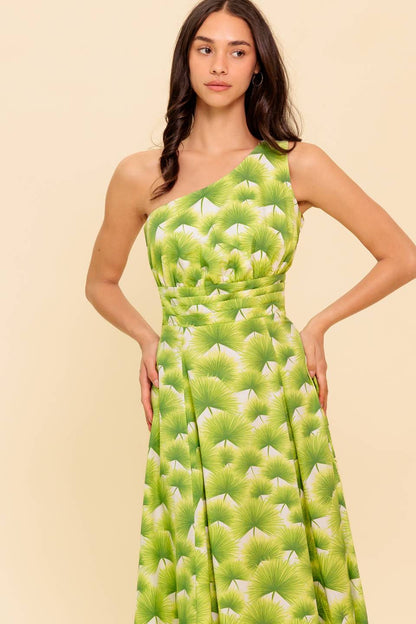 WALK IN THE GARDEN WOVEN MDI DRESS