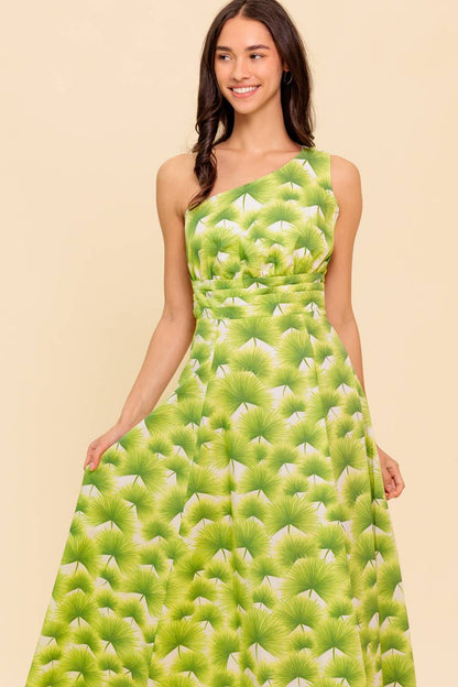 WALK IN THE GARDEN WOVEN MDI DRESS