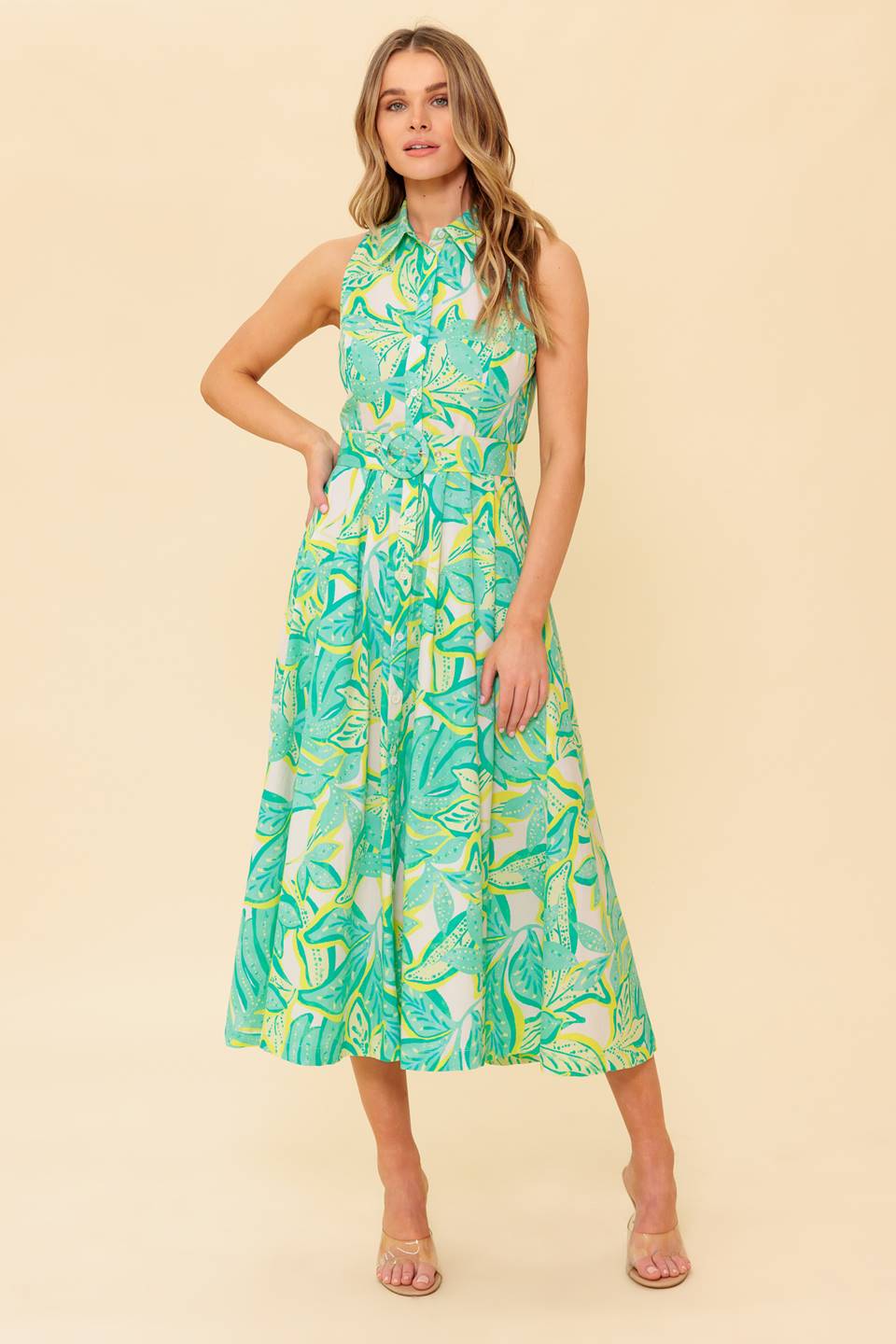 DAYS WITH YOU WOVEN MDI DRESS