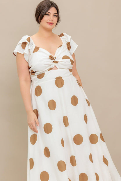 MOJITO MOOD WOVEN MIDI DRESS