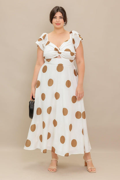 MOJITO MOOD WOVEN MIDI DRESS