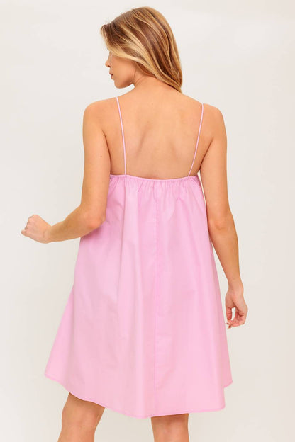 INVESTED IN YOU WOVEN MINI DRESS