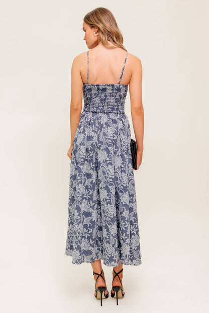ORDINARY IS OVERRATED WOVEN MIDI DRESS