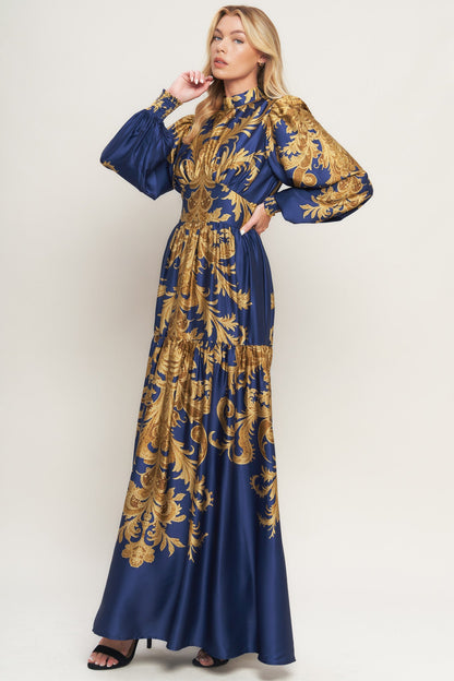 PALACE WALTZ WOVEN MAXI DRESS