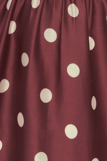 MARASCHINO CHIC WOVEN MIDI DRESS