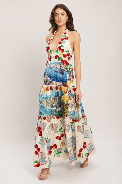 [PREORDER] ITALIAN RIVIERA DREAM WOVEN MAXI DRESS