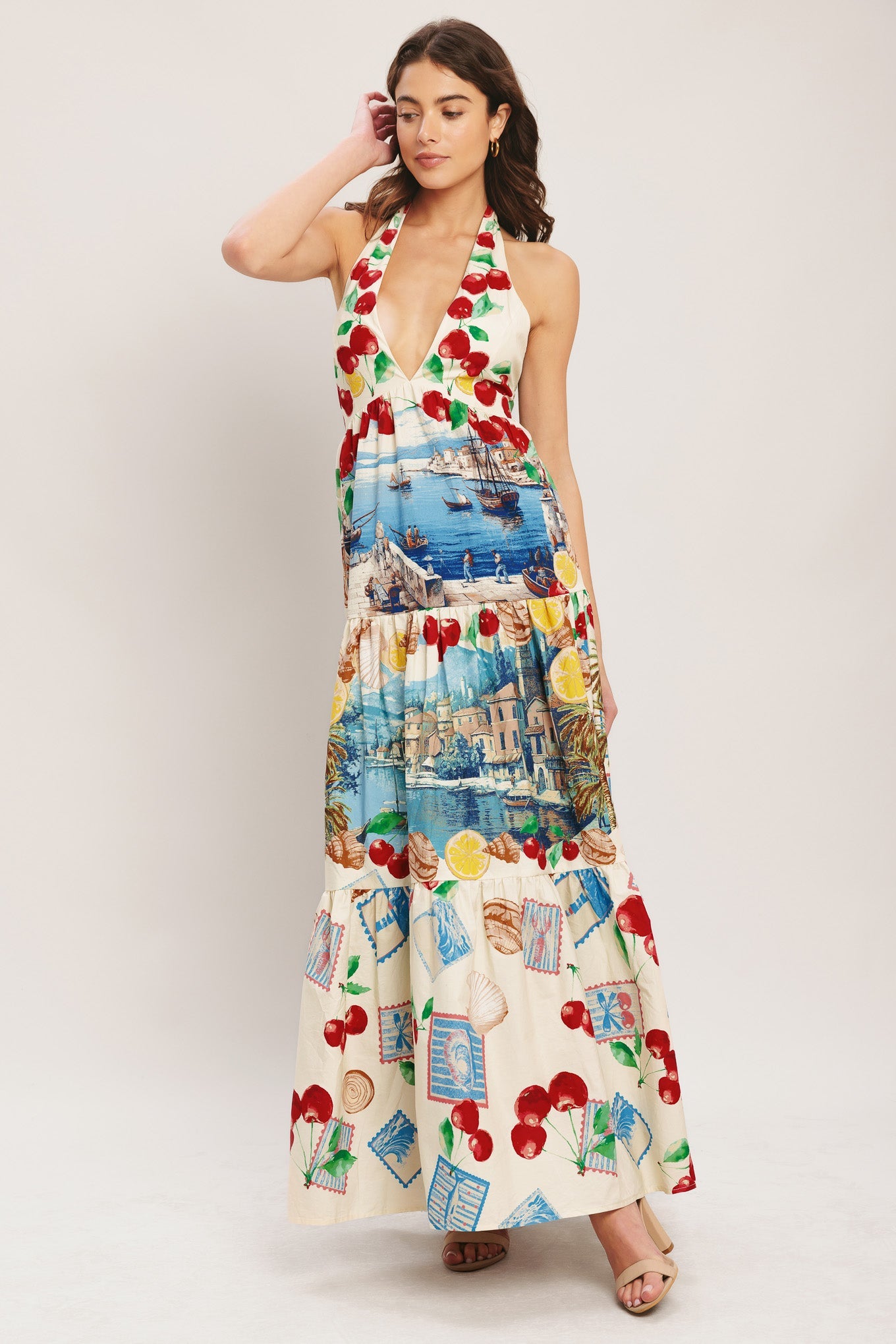 [PREORDER] ITALIAN RIVIERA DREAM WOVEN MAXI DRESS