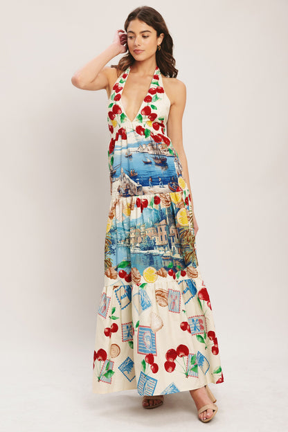 [PREORDER] ITALIAN RIVIERA DREAM WOVEN MAXI DRESS