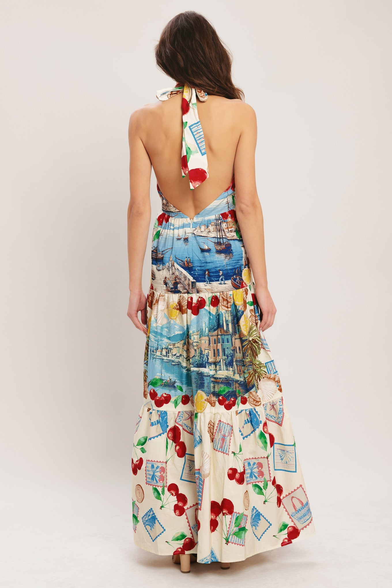 [PREORDER] ITALIAN RIVIERA DREAM WOVEN MAXI DRESS