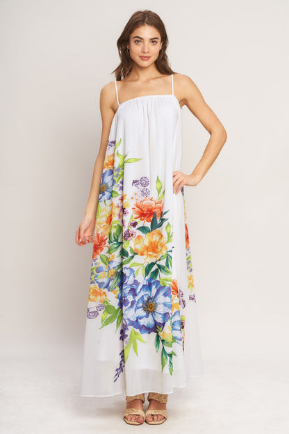 GARDEN AIR WOVEN ANKLE DRESS