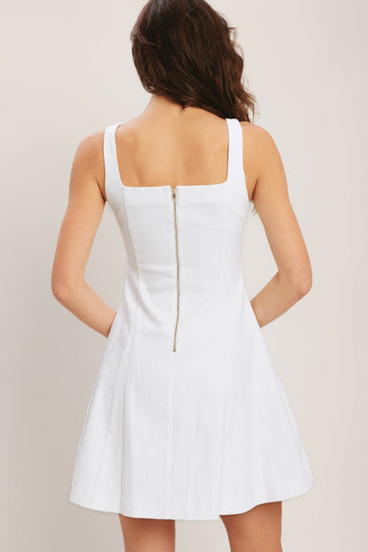 COASTAL CHIC WOVEN MINI DRESS