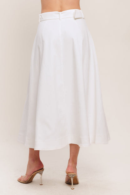 EASY WEAR WESTERN WOVEN MIDI SKIRT