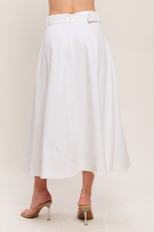 EASY WEAR WESTERN WOVEN MIDI SKIRT